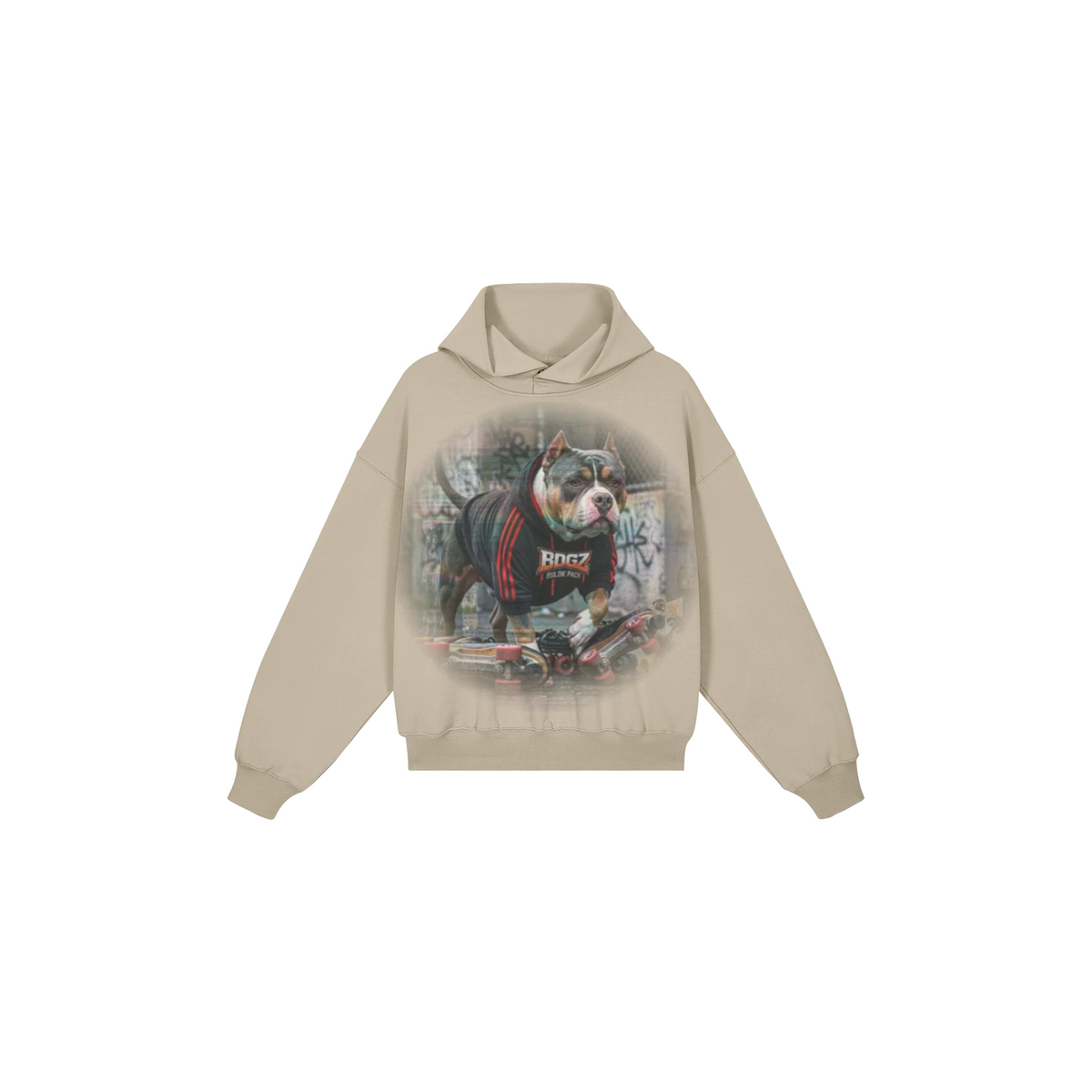 "SkateDog" Snap Hoodie - 380GSM Heavyweight Brushed Fleece