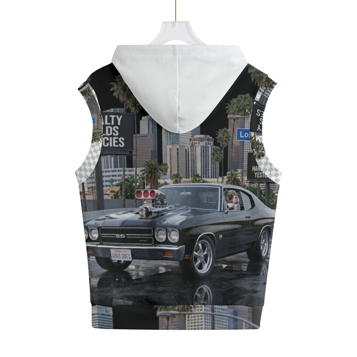 All-Over Print Unisex Hooded Vest | 310GSM Cotton