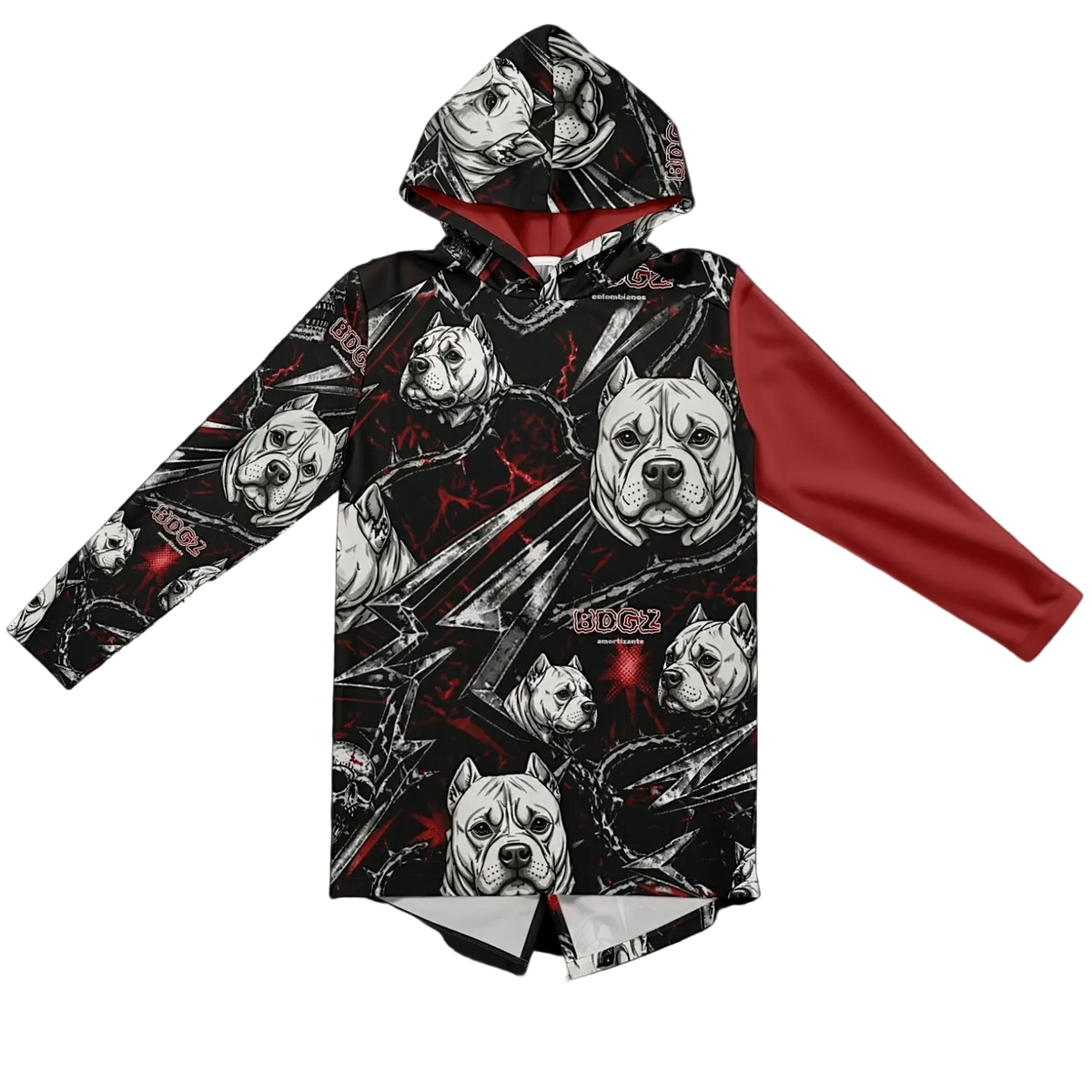 Shine's Extra Long, Flexible Hoodie