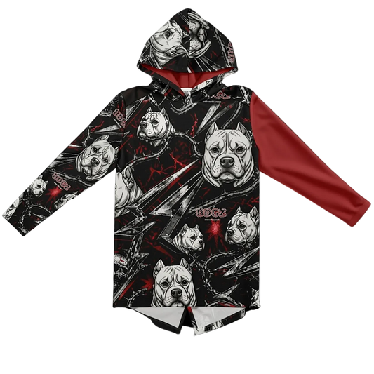 Shine's Extra Long, Flexible Hoodie